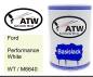 Preview: Ford, Performance White, WT / M6640: 500ml Lackdose, von ATW Autoteile West.
